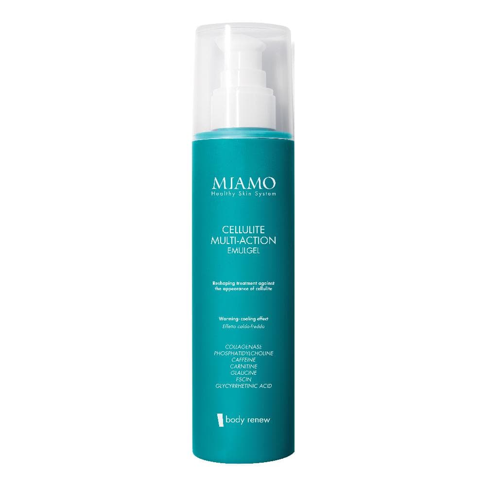 Miamo Body Renew Cellulite Multi-Action Emulgel - Trattamento anticellulite effetto caldo-freddo - 200 ml