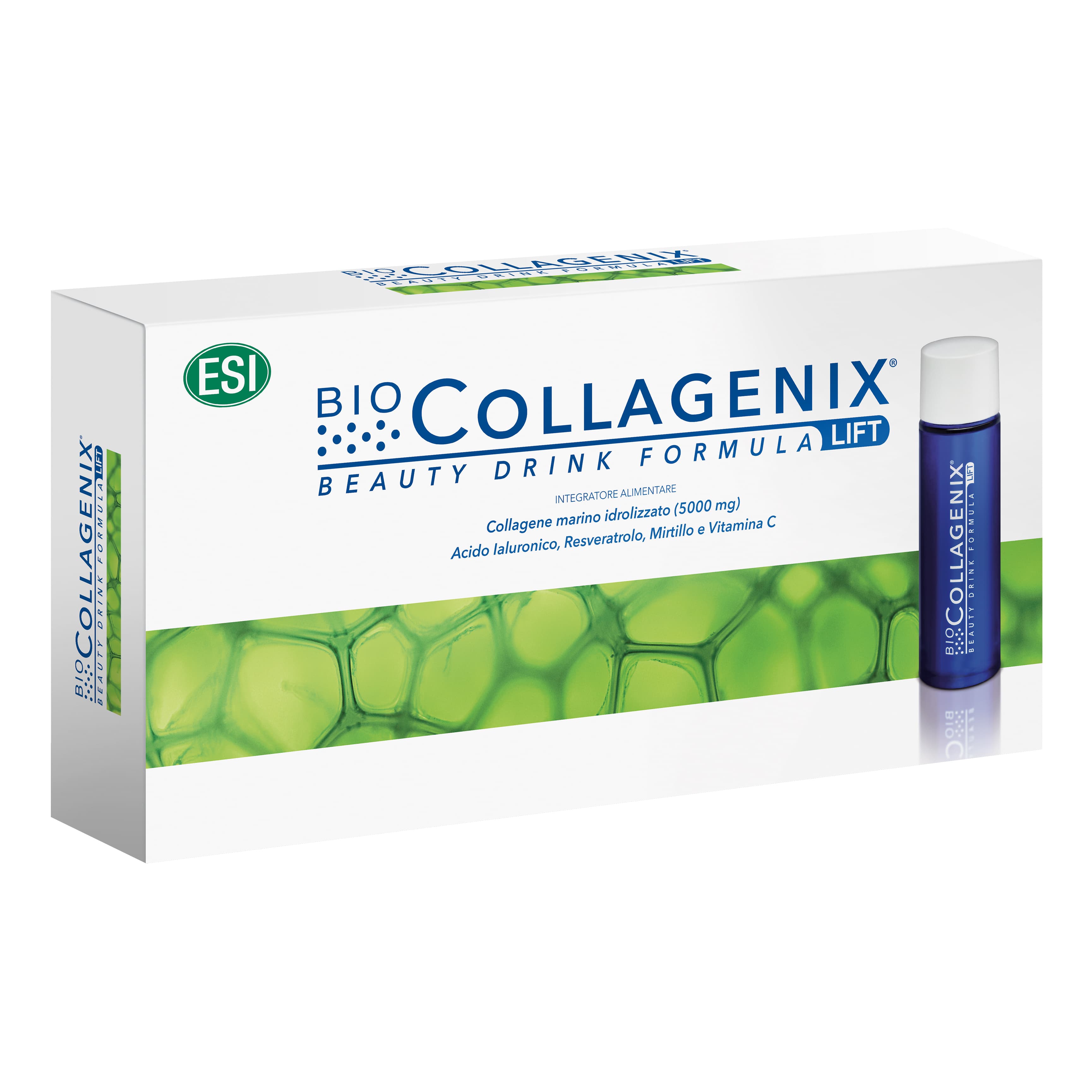 Esi Biocollagenix Beauty Drink Formula Lift - Integratore alimentare per il benessere della pelle - 10 drink