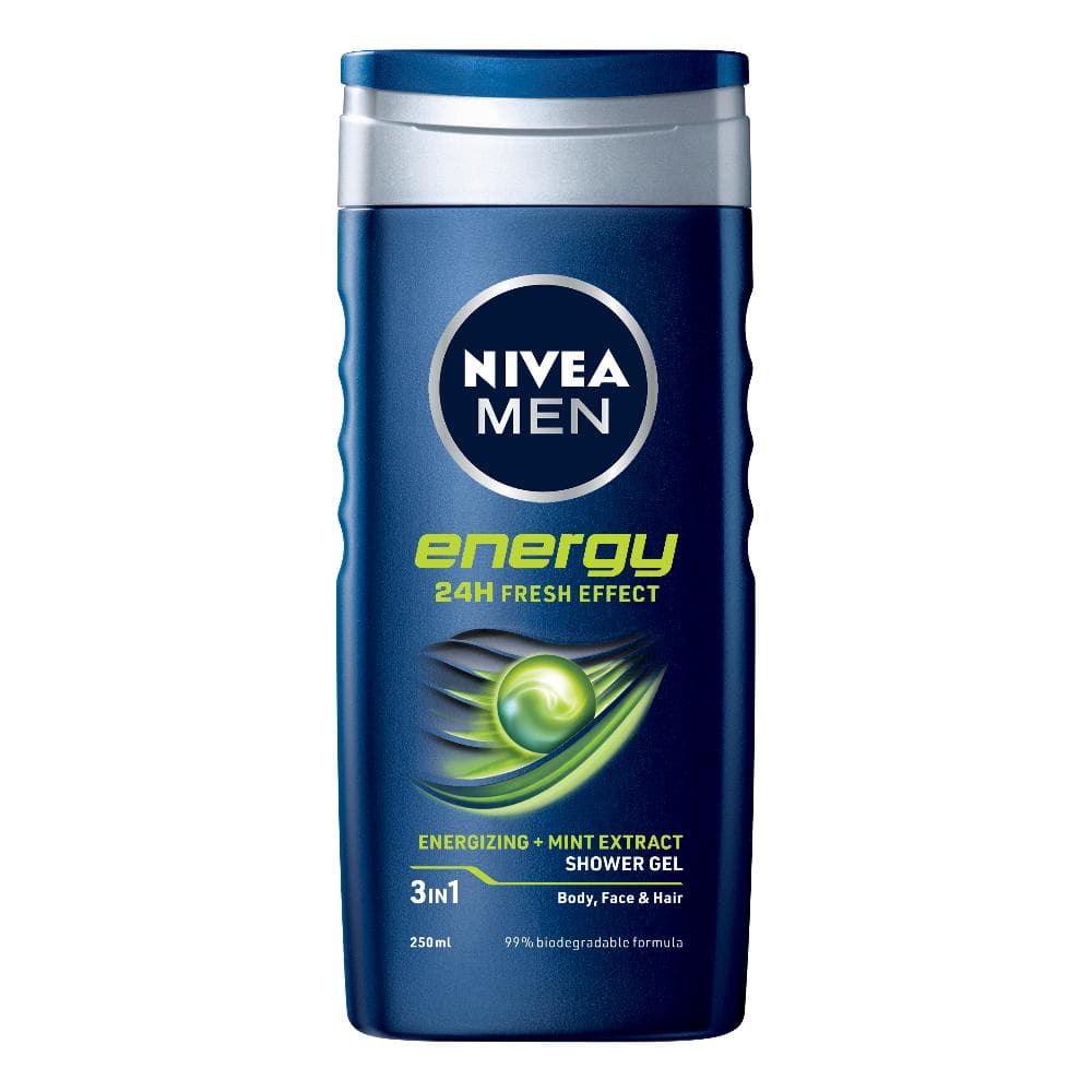 NIVEA D/S HENERGY FOR MEN 250 ML