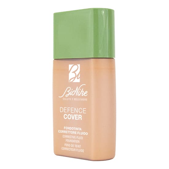 Bionike Defence Cover Fondotinta Correttore Fluido SPF30 102 - Fondotinta antimperfezioni ad alta coprenza - Nuance sable - 40 ml