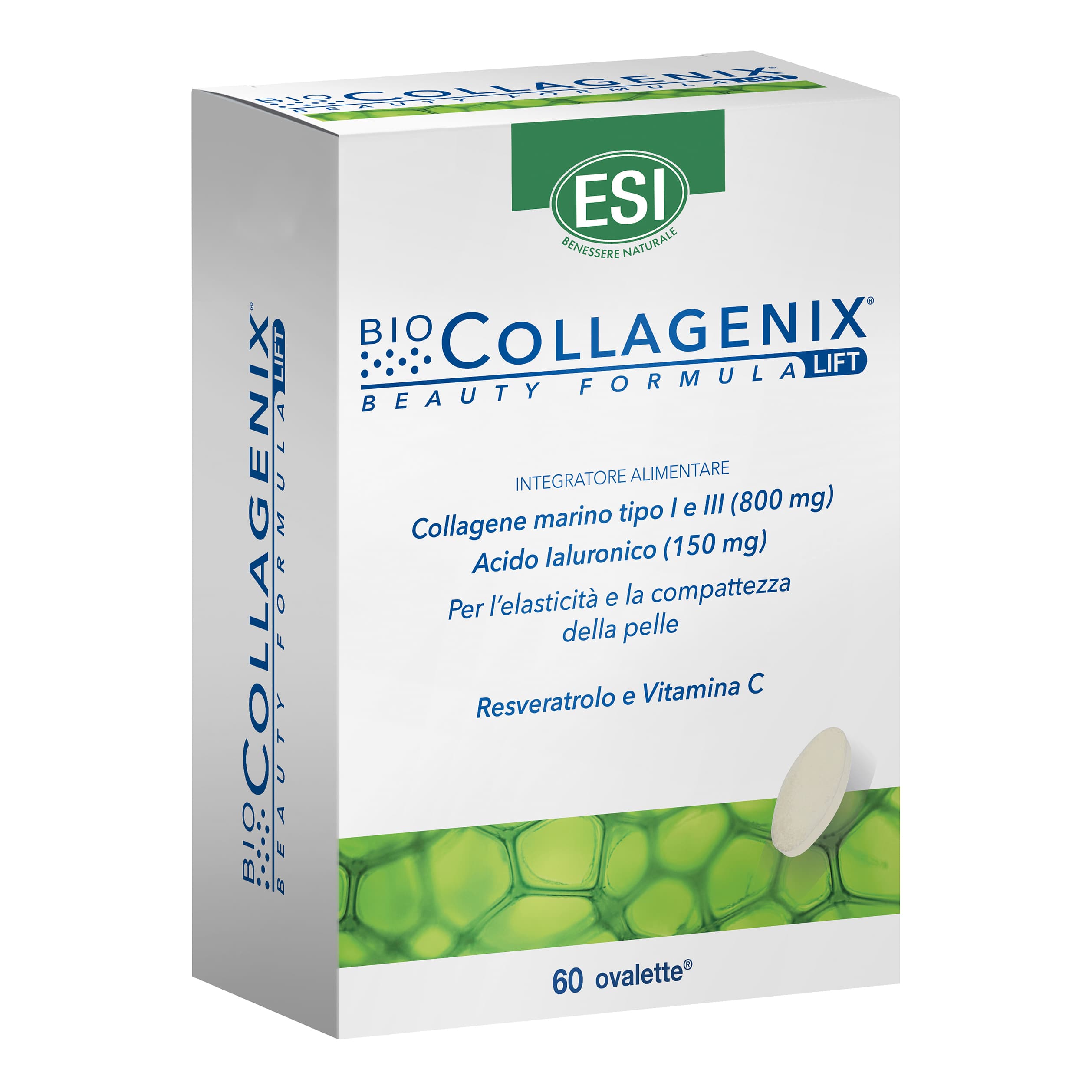 Esi Biocollagenix Beauty Formula Lift - Integratore alimentare per il benessere della pelle - 60 ovalette
