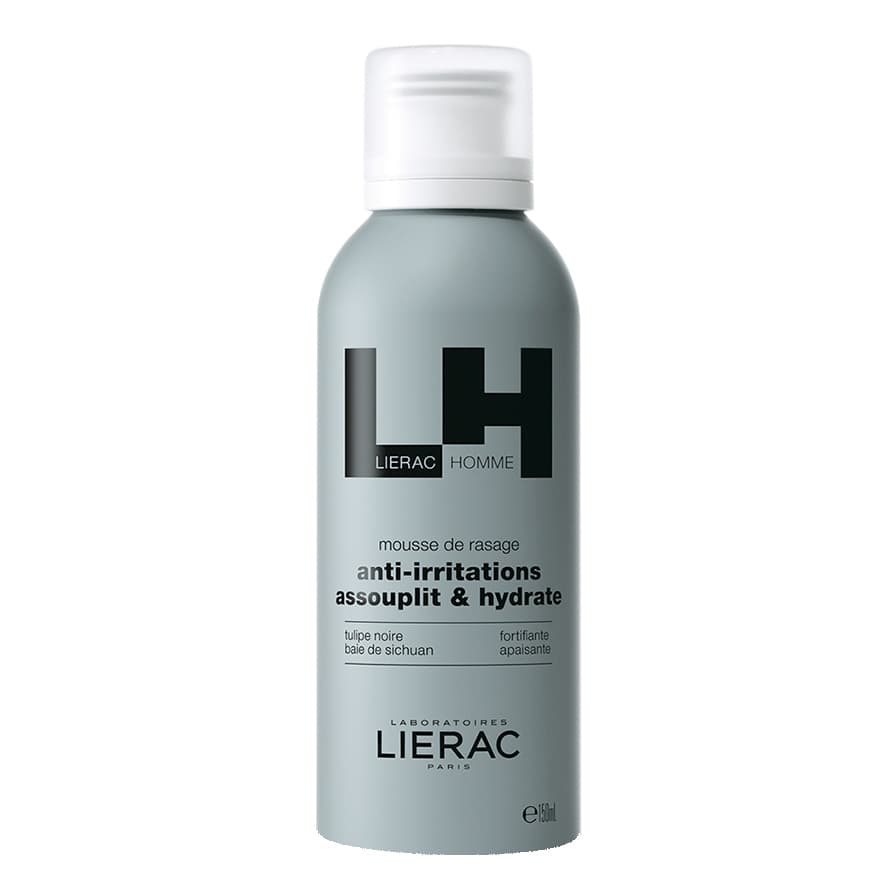 Lierac Homme Mousse Barba - Schiuma da barba anti irritazioni - 150 ml
