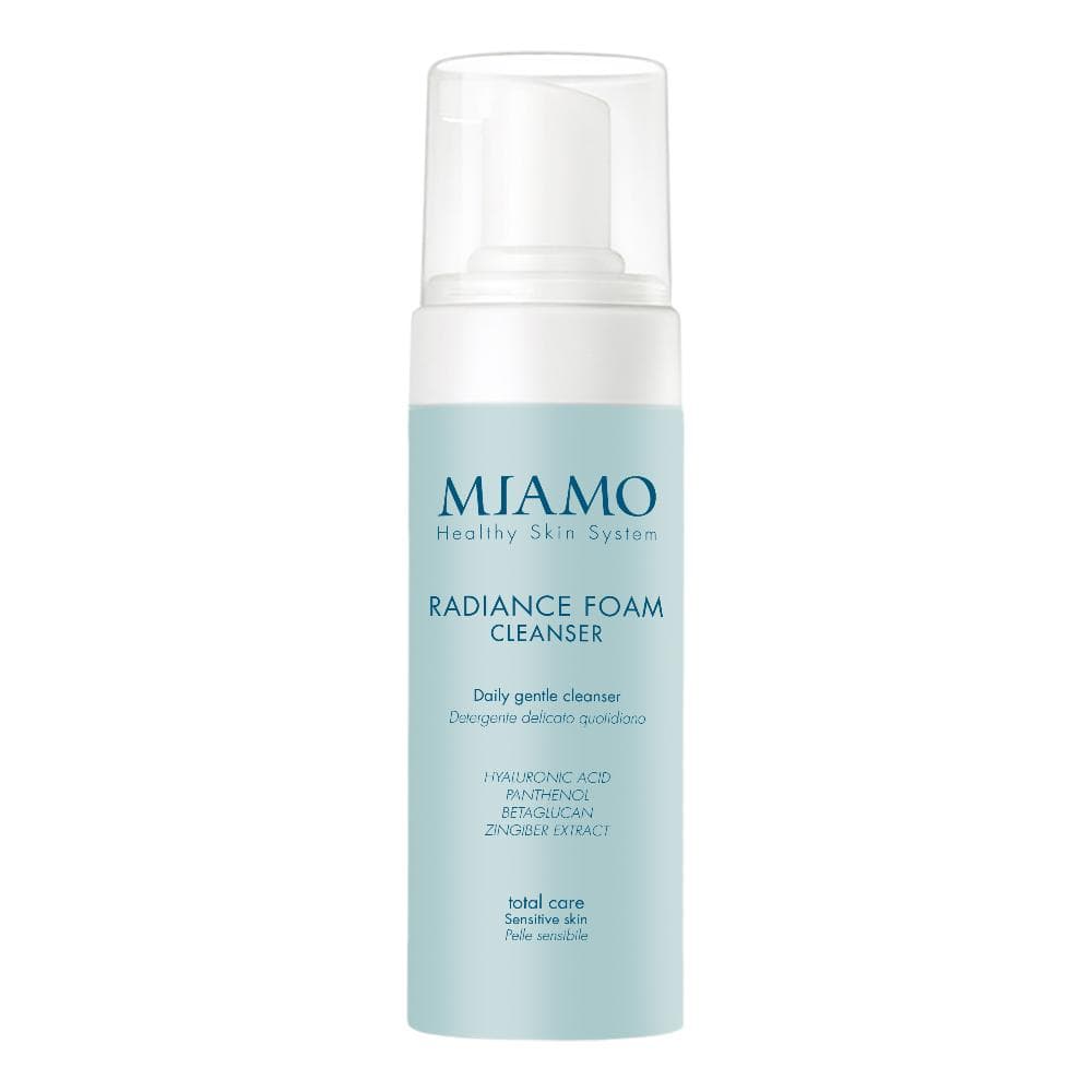 Miamo Total Care Radiance Foam Cleanser - Schiuma detergente adatta per uso quotidiano - 150 ml