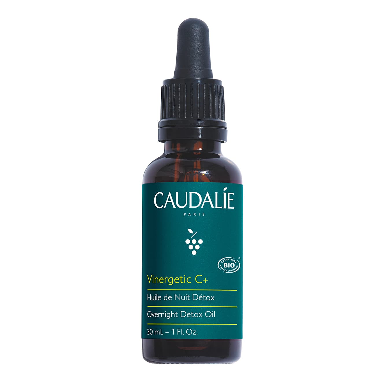 Caudalie Vinergetic Olio Notte Detox - Trattamento rigenerante a base di Vitamina C - 30 ml