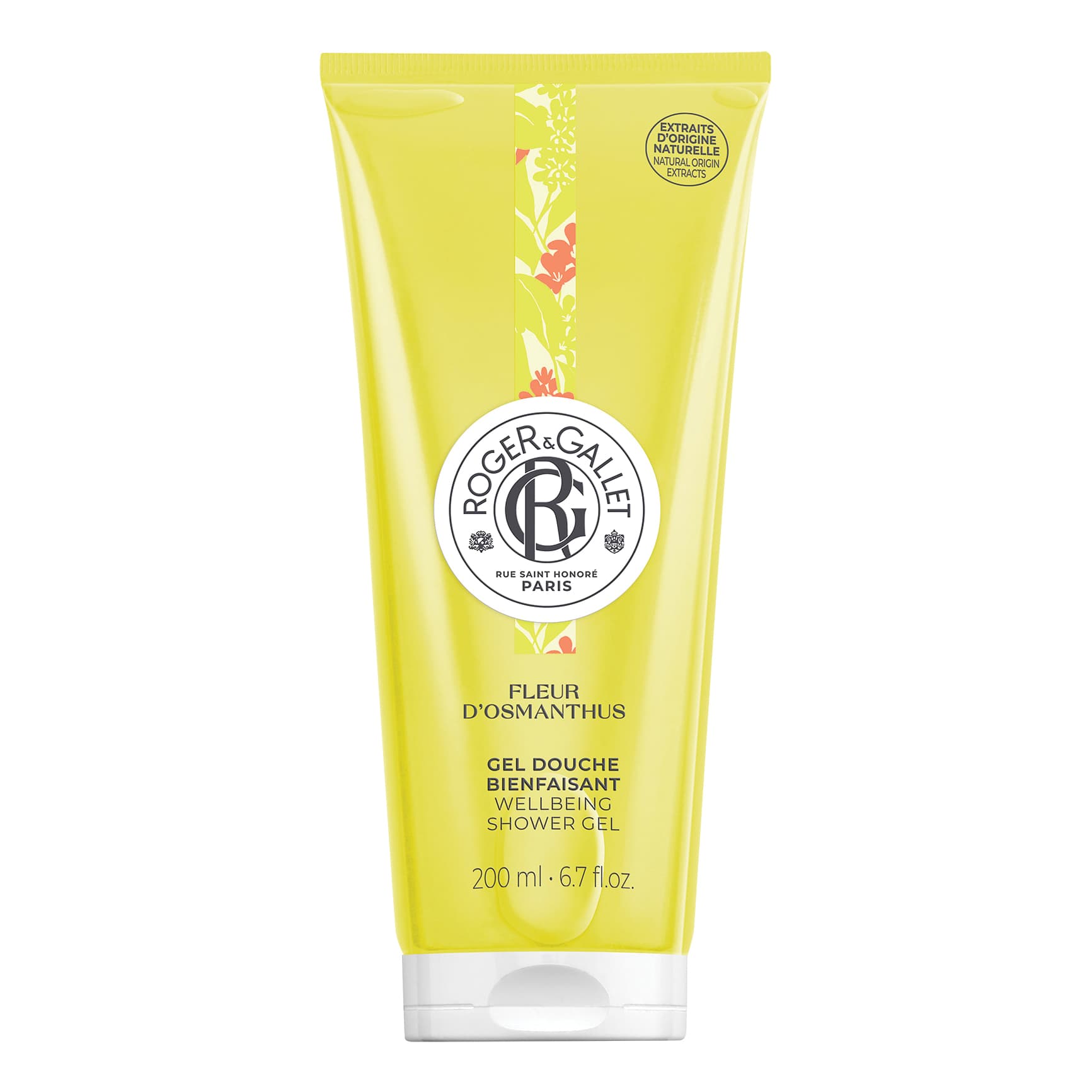 Roger & Gallet Gel Douche Fleur D'Osmanthus - Gel doccia al profumo fruttato - 200 ml