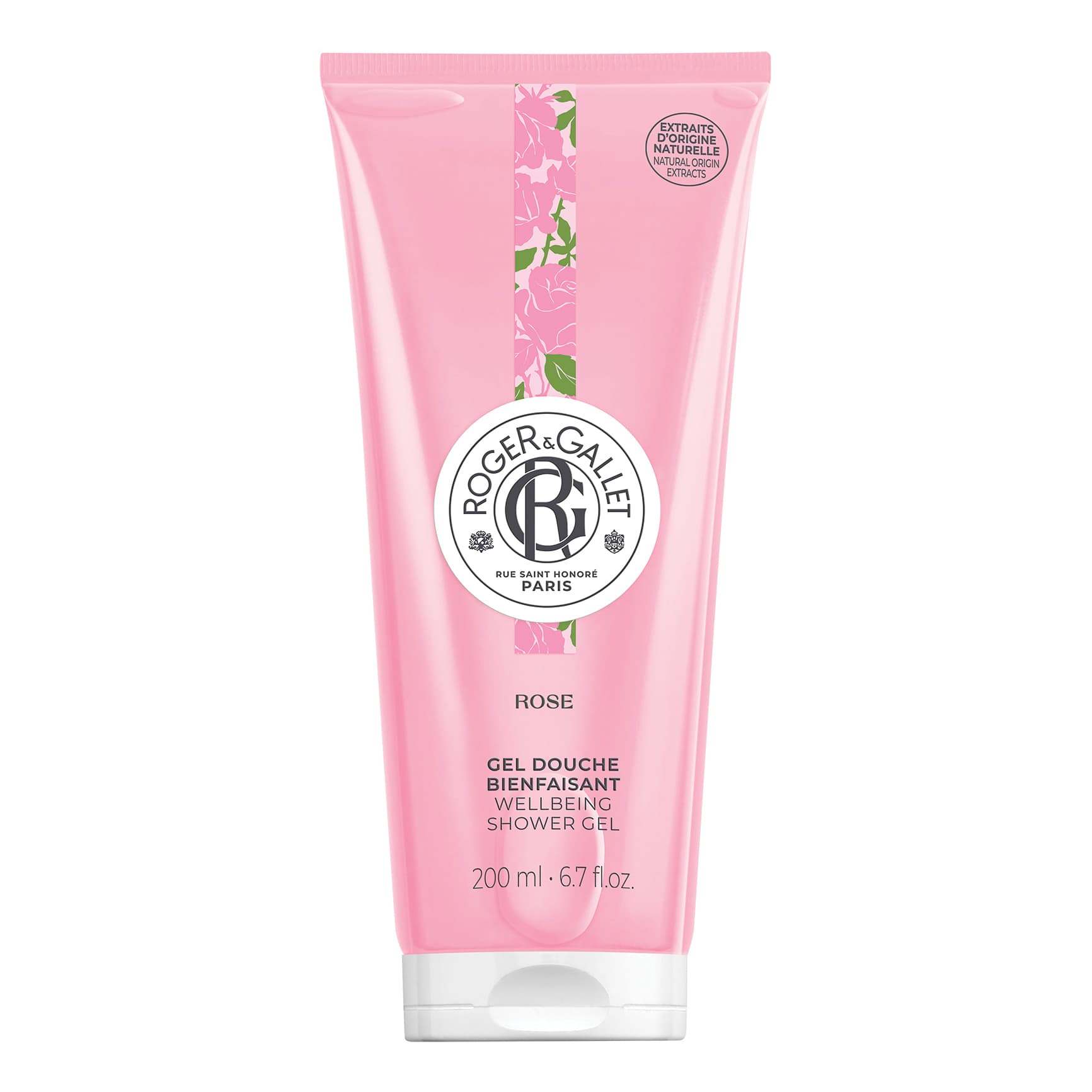 Roger & Gallet Gel Douche Rose - Gel doccia al profumo di Rosa - 200 ml