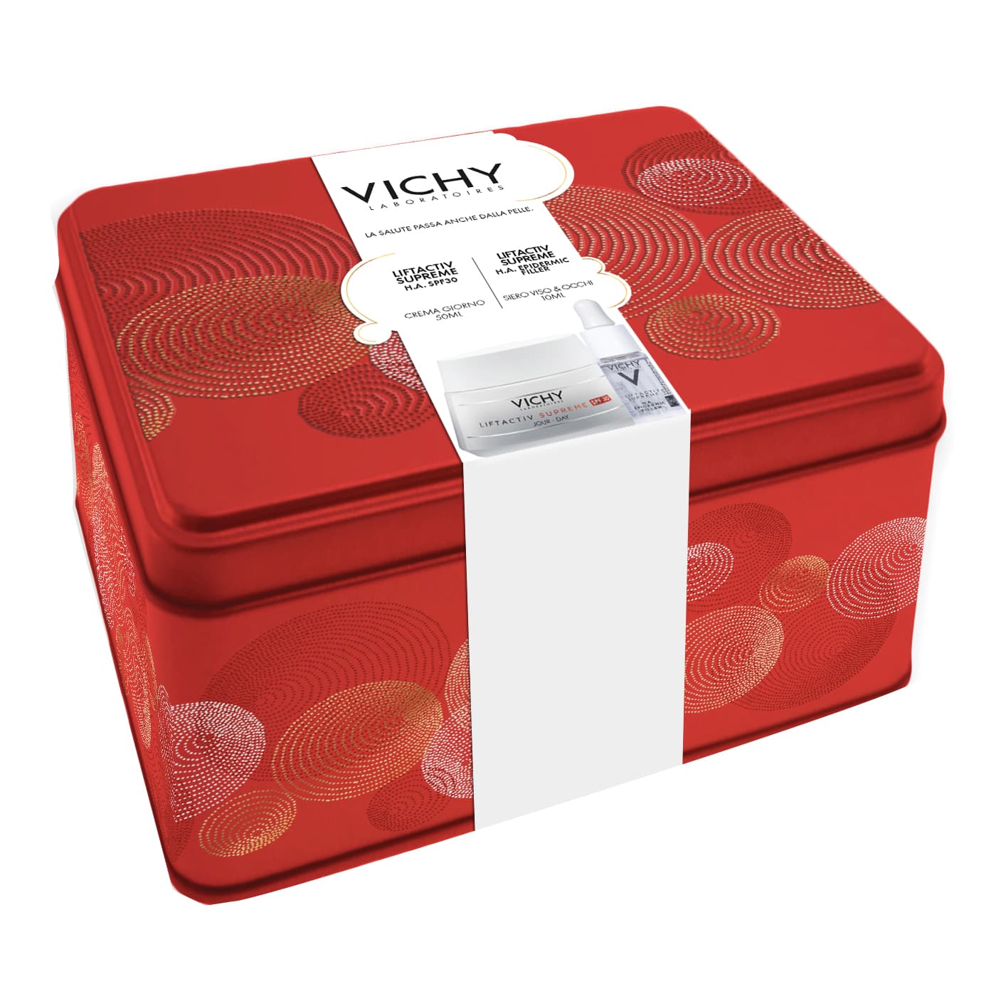 Vichy Box Natale Supreme - Liftactiv Supreme H.A. Spf 30 Crema Giorno + Liftactiv Supreme H.A. Siero Viso e Occhi