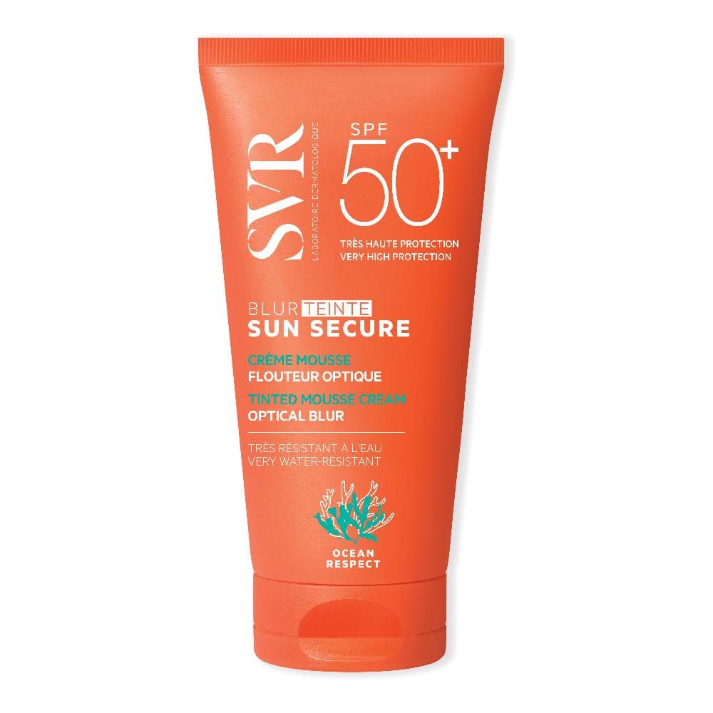 SVR Sun Secure Blur Teinte Beige SPF50+ - Protezione solare viso colorata per pelle sensibile al sole - 50 ml