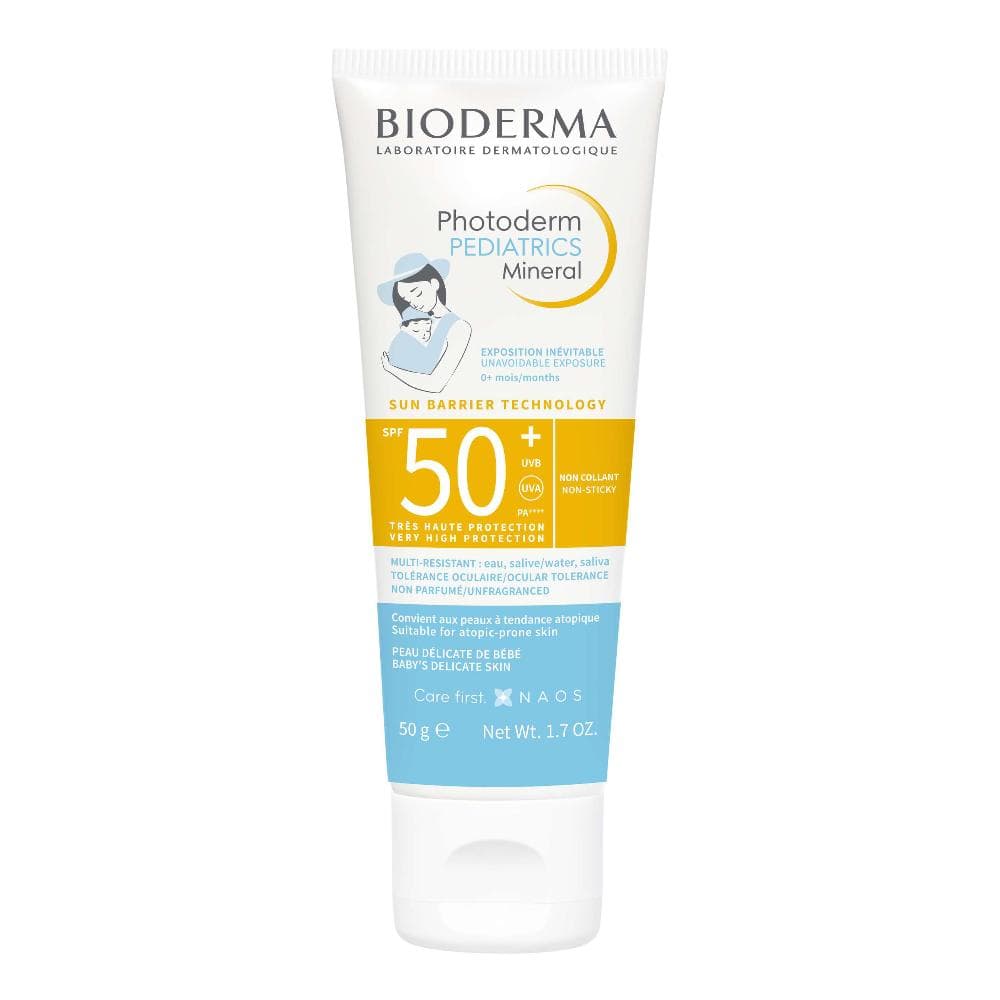 Bioderma Photoderm Pediatrics Mineral SPF50+ - Protezione solare molto alta per neonati e bambini - 50 g