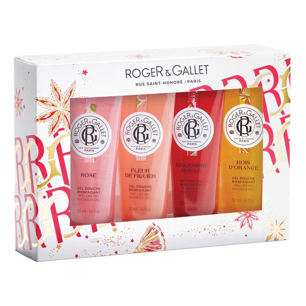 Roger & Gallet Cofanetto di Natale Set Gel Doccia - Quattro gel doccia profumati - 50 ml