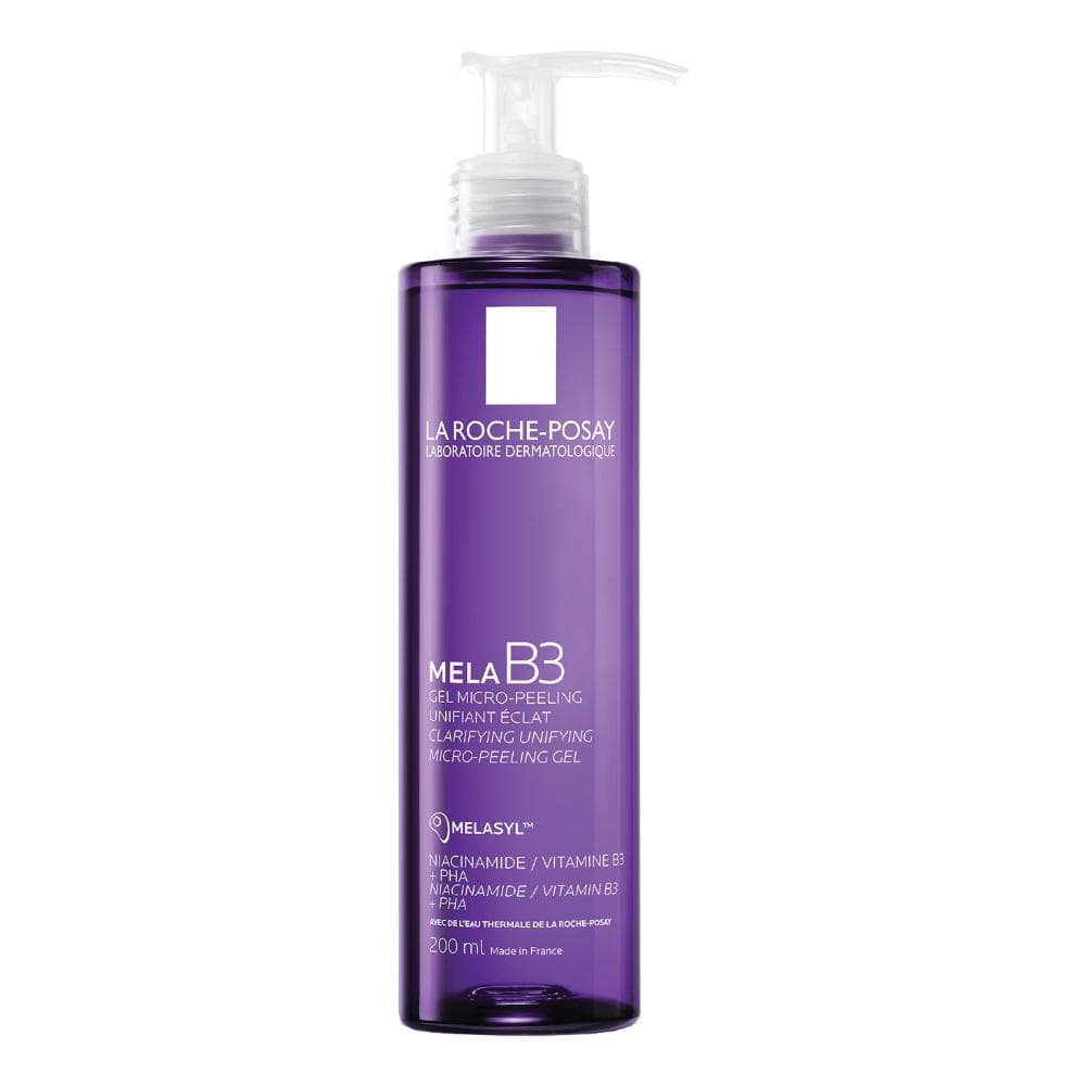 La Roche Posay Mela B3 Gel Detergente Viso - Detergente micro-peeling, uniformante e anti-macchie - 200 ml