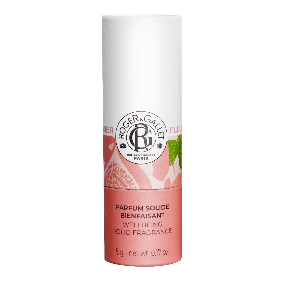 Roger & Gallet Fleur de Figuier Parfum Solide - Profumo rilassante floreale e fruttato - 5 g