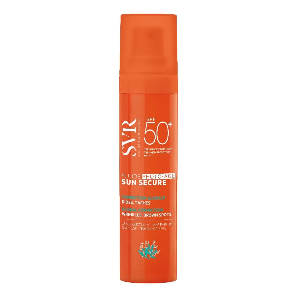 SVR Sun Secure Fluide Photo Age SPF50+ - Fluido viso antietà con protezione solare molto alta - 40 ml