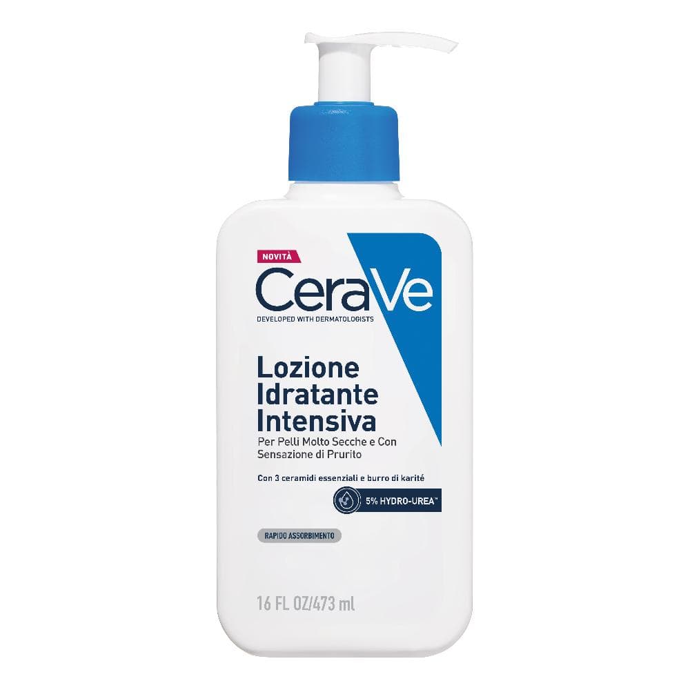 CeraVe Lozione Idratante Intensiva - Lozione per pelle molto secca e con prurito - 473 ml