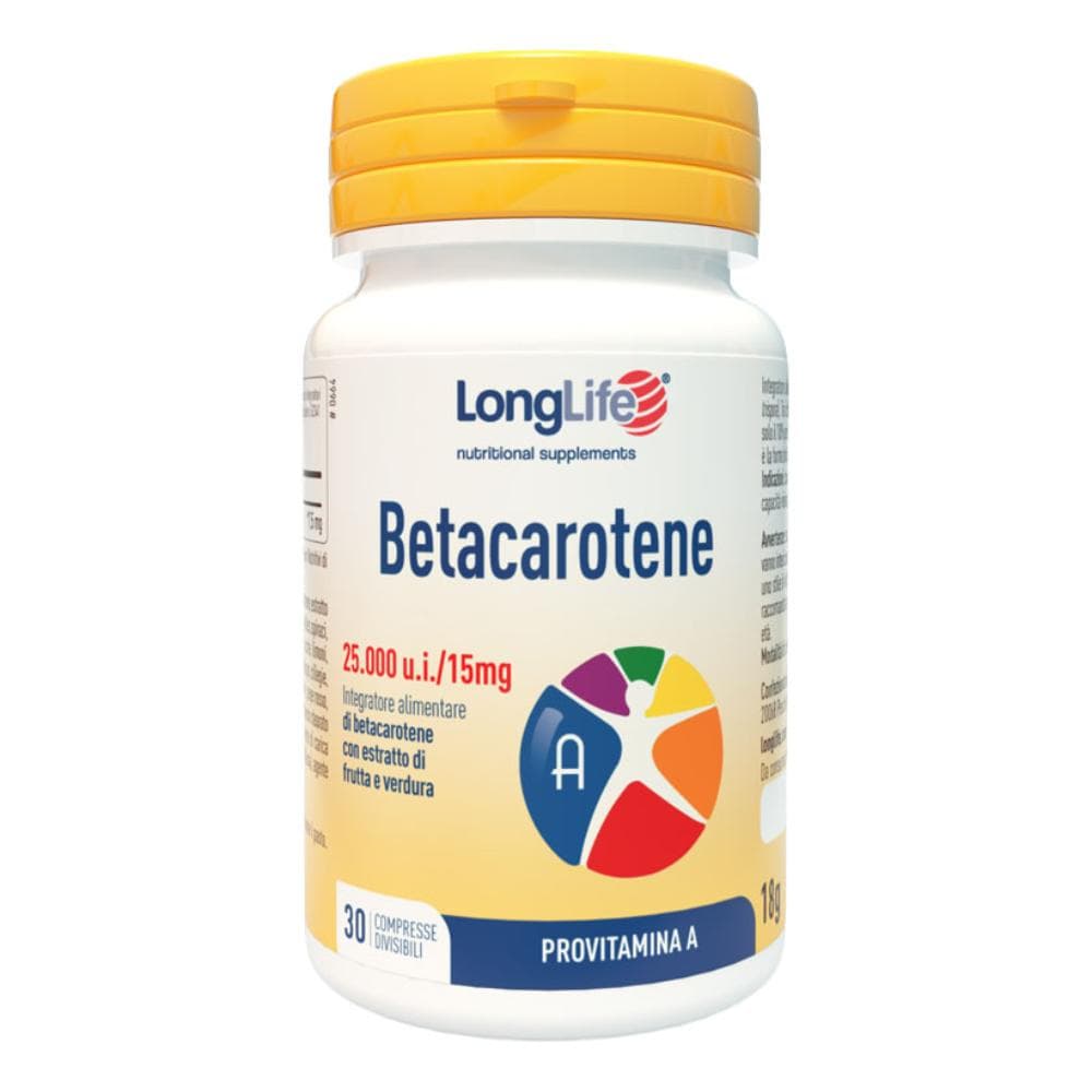 LONGLIFE BETACAR.25000UI*30Cpr