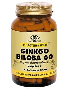 GINKGO BILOBA 60VEGICPS SOLGAR
