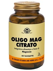 OLIGO MAG CITRATO 60TAV SOLGAR