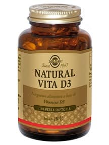 Solgar Natural Vita D3 100 perle