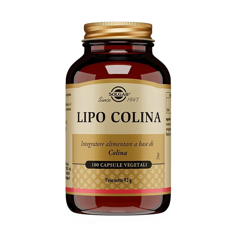 Lipo Colina Solgar 100 Capsule Vegetali - Funzione Epatica