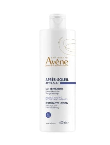 Avène latte ristrutturante doposole lenitivo viso e corpo 400 ml