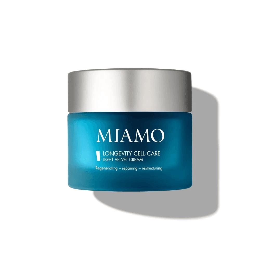 Miamo Longevity Plus - Longevity Cell-Care Light Velvet Crema Viso Rigenerante Riparatrice Ristrutturante Texture Vellutata, 50ml