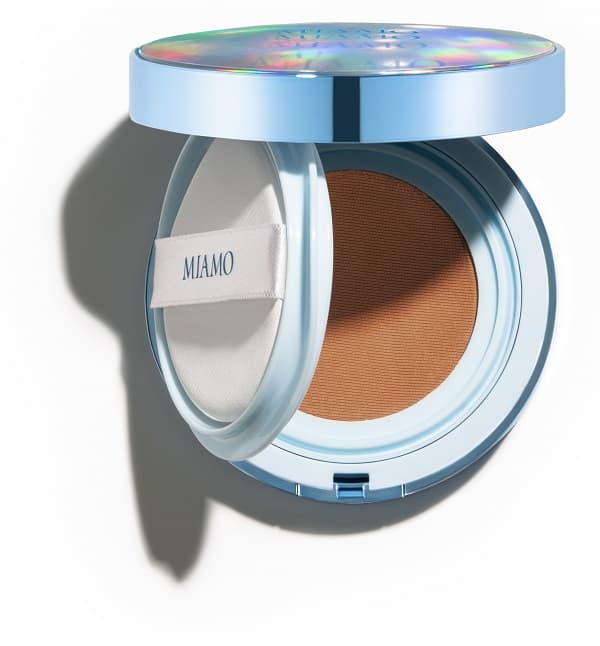 Second Skin Mesh bronze Cushion Foundation SPF 50 PA+++ Miamo 1 pezzo