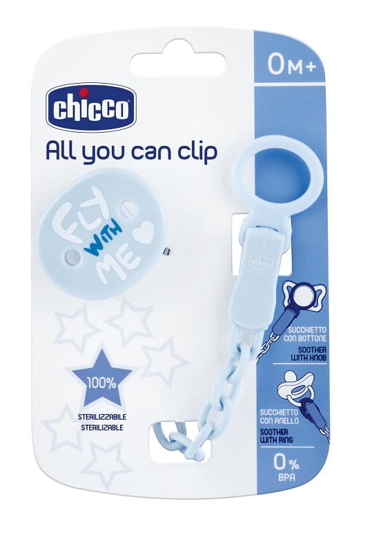 Chicco clip universale blu