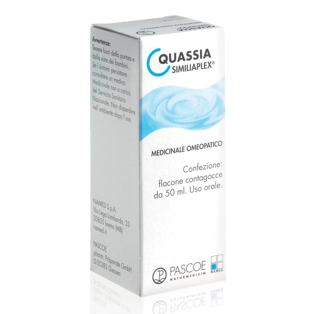 Pascoe Quassia Gocce Orali 50 ml Integratore Naturale a Base di Quassia Amara