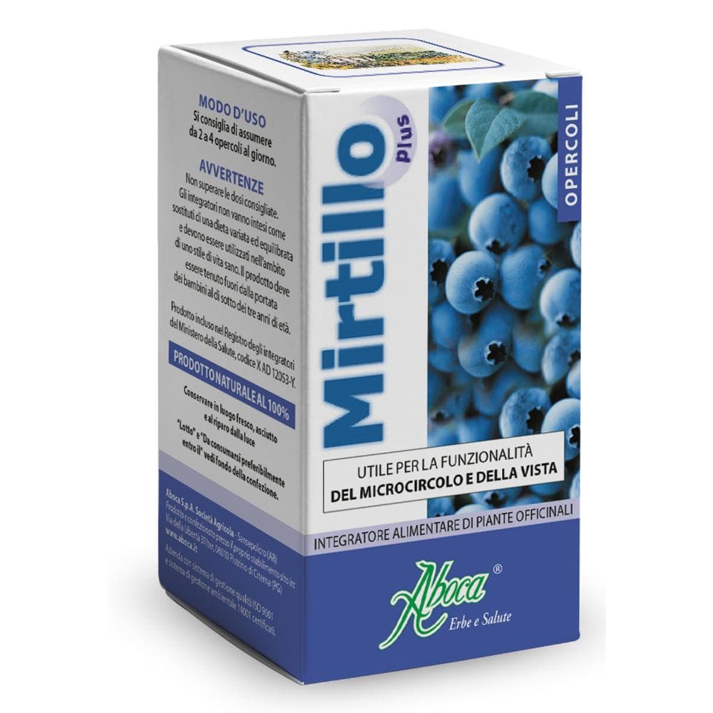 Aboca Mirtillo Plus Integratore Vista e Microcircolo 70 Opercoli