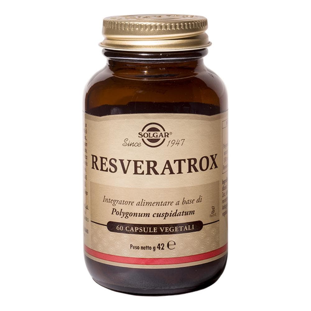 Solgar Benessere Energia Resveratrox Integratore Alimentare 60 Capsule
