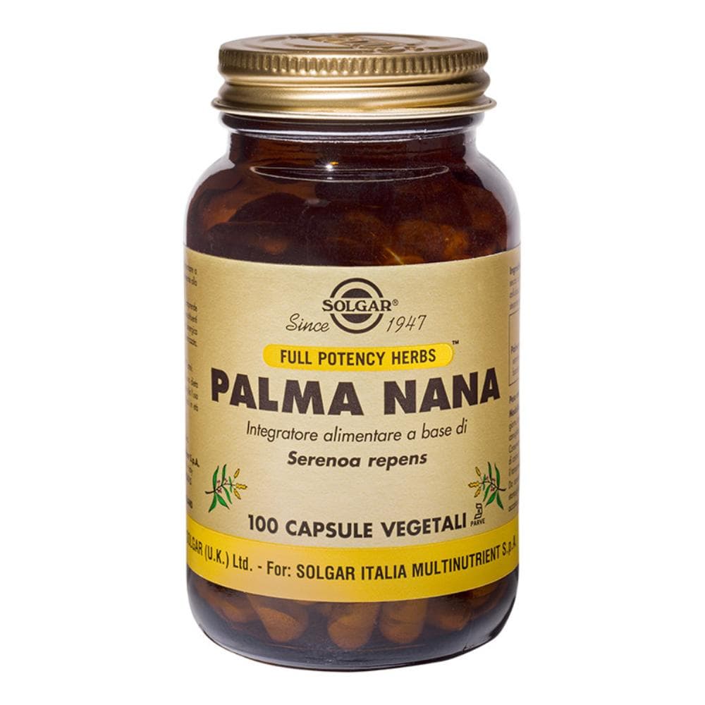 Solgar Benessere Uomo Palma Nana Integratore Alimentare 100 Capsule
