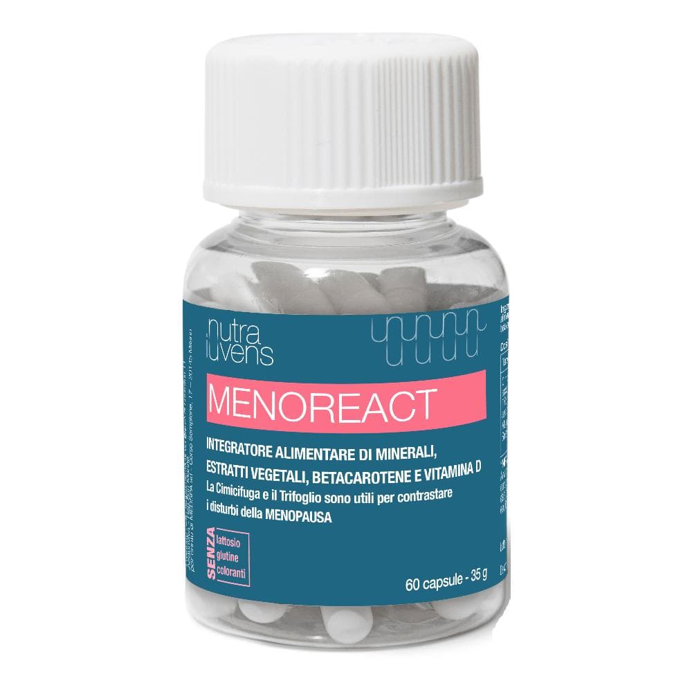 Miamo Nutraiuvens Menoreact Integratore Alimentare, 60 Capsule