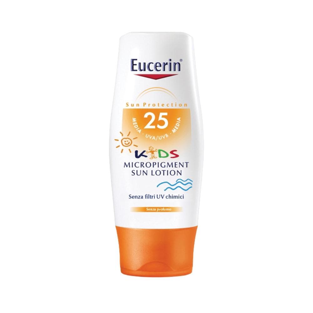 Eucerin Solare Bambini Pelli Sensibili SPF25 Lozione Protettiva 150 ml