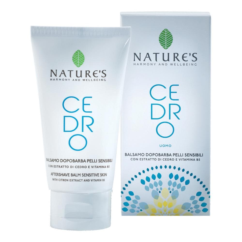 Bios Line Nature's - Cedro Balsamo Dopobarba Uomo per Pelli Sensibili 75ml