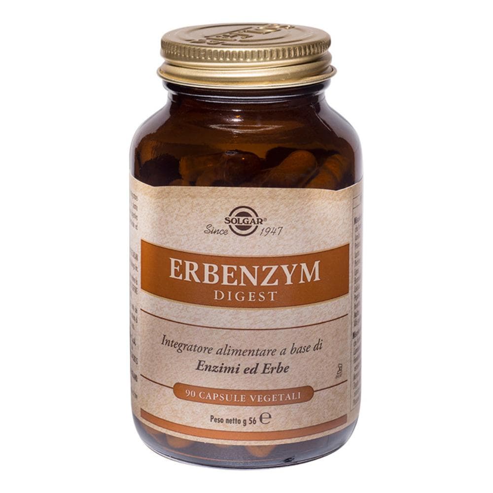 Solgar It. Multinutrient Erbenzym Digest 90 Capsule Vegetali Flacone 56 G