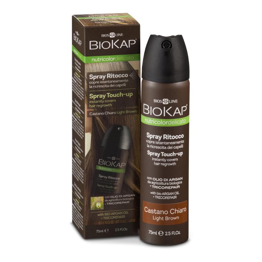 Bios Line Biokap Nutricolor - Spray Ritocco Capelli Castano Chiaro 75ml