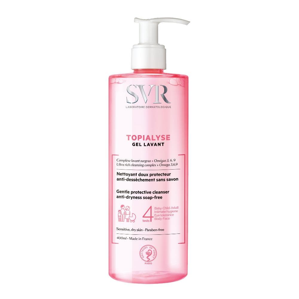 SVR Topialyse Gel Lavant Detergente Delicato Protettivo Anti-Secchezza 400 ml