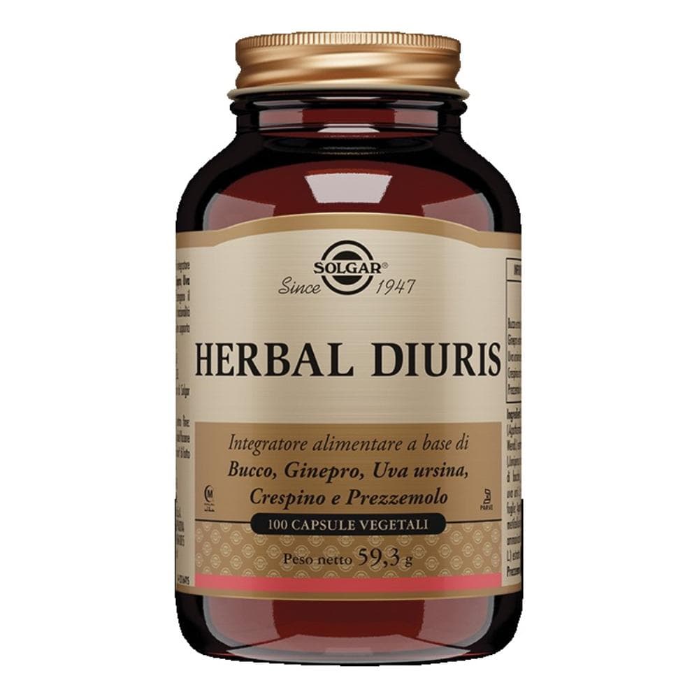 Solgar Herbal Diuris 100 Capsule Vegetali