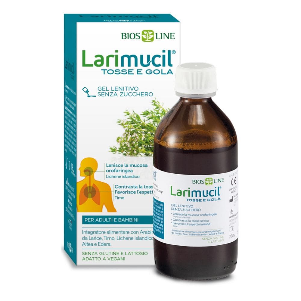Bios Line Larimucil - Tosse e Gola Integratore Alimentare 120 ml