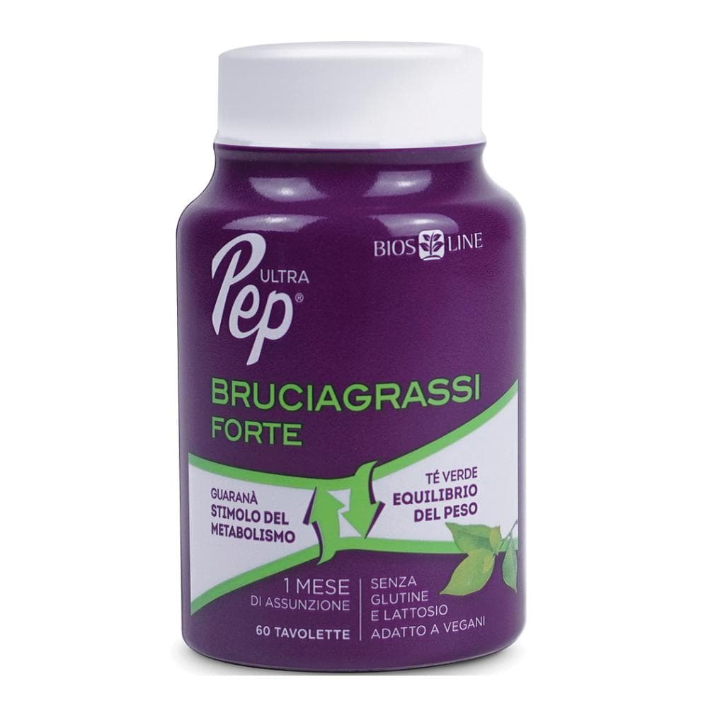 Bios Line Linea Integrazione Alimentare Ultra Pep Bruciagrassi Forte 60 Tavolette