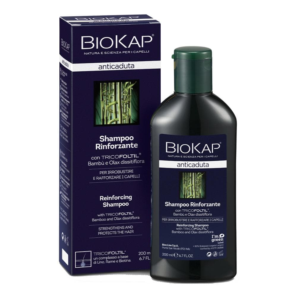 Bios Line Biokap Anticaduta - Shampoo Rinforzante per Capelli piu Forti 200 ml