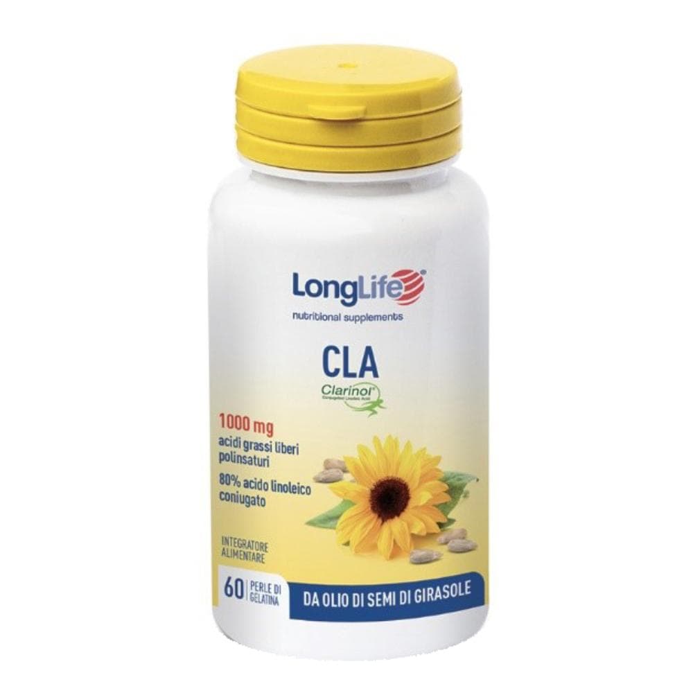 Longlife CLA 60 perle - integratore CLA per metabolismo dei grassi e controllo del peso