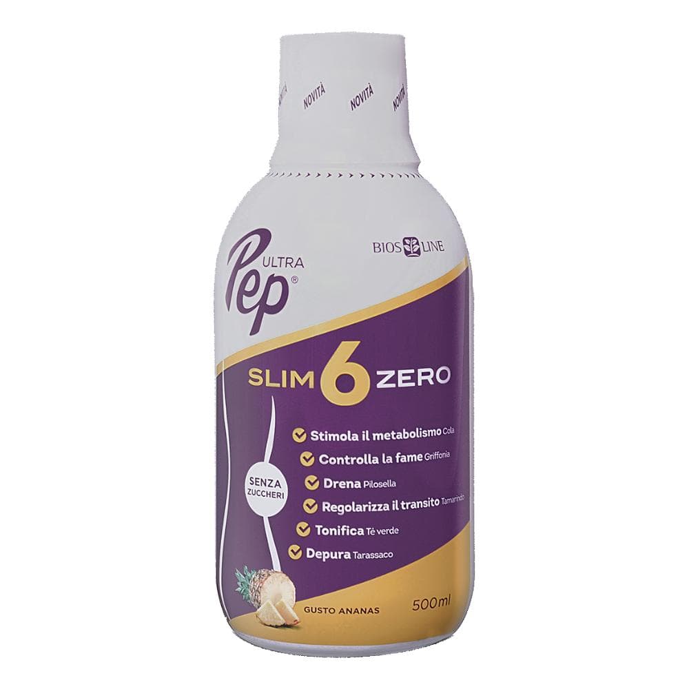 Bios Line-Ultra Pep - Slim 6 Zero Ananas Integratore Alimentare 500 ml