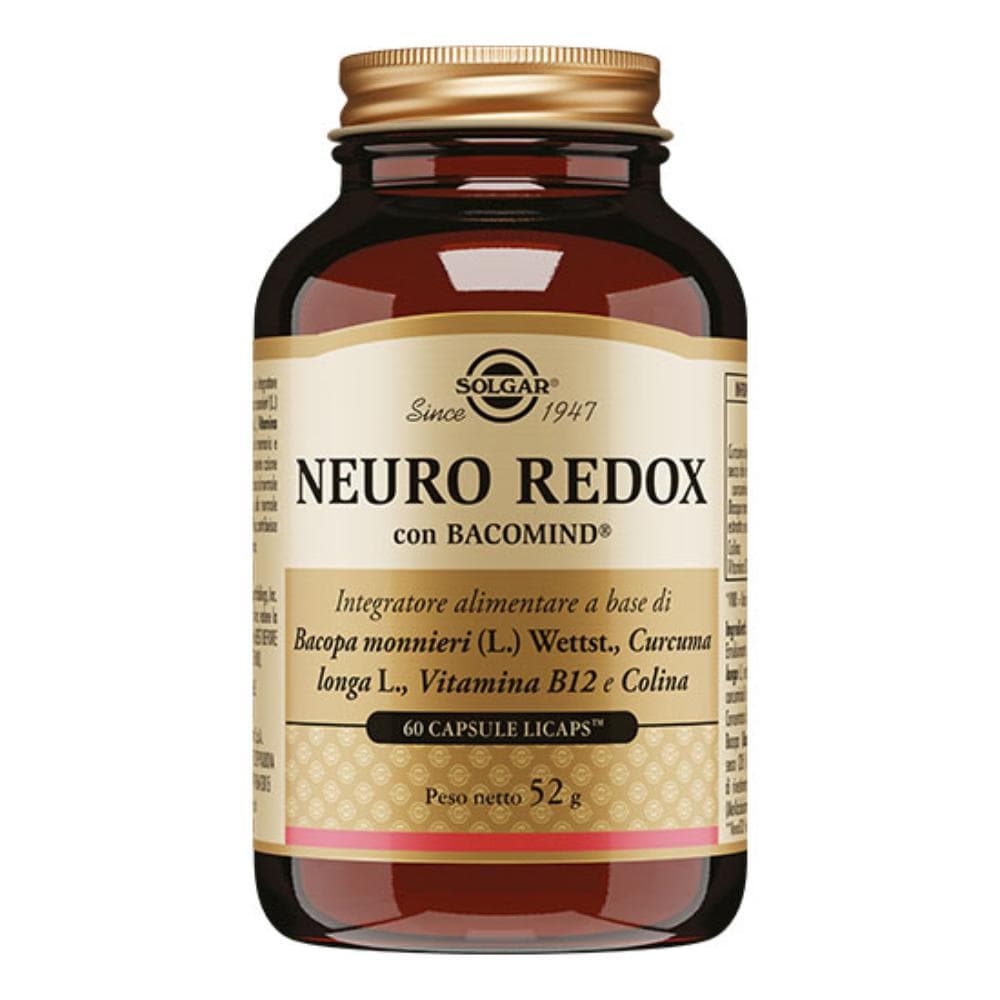 Solgar Neuro Redox 60 capsule - Integratore per il sistema nervoso