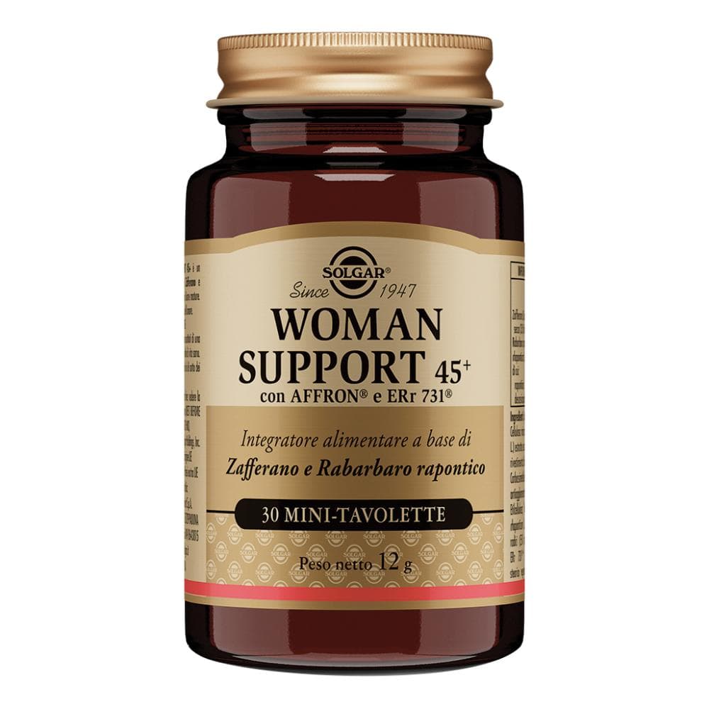 Solgar Woman Support 45+ - Integratore per la donna in menopausa 30 mini tavolette