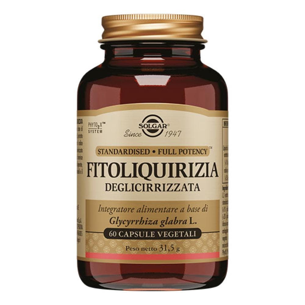 Solgar - Fitoliquirizia Deglicirizzata Confezione 60 Capsule
