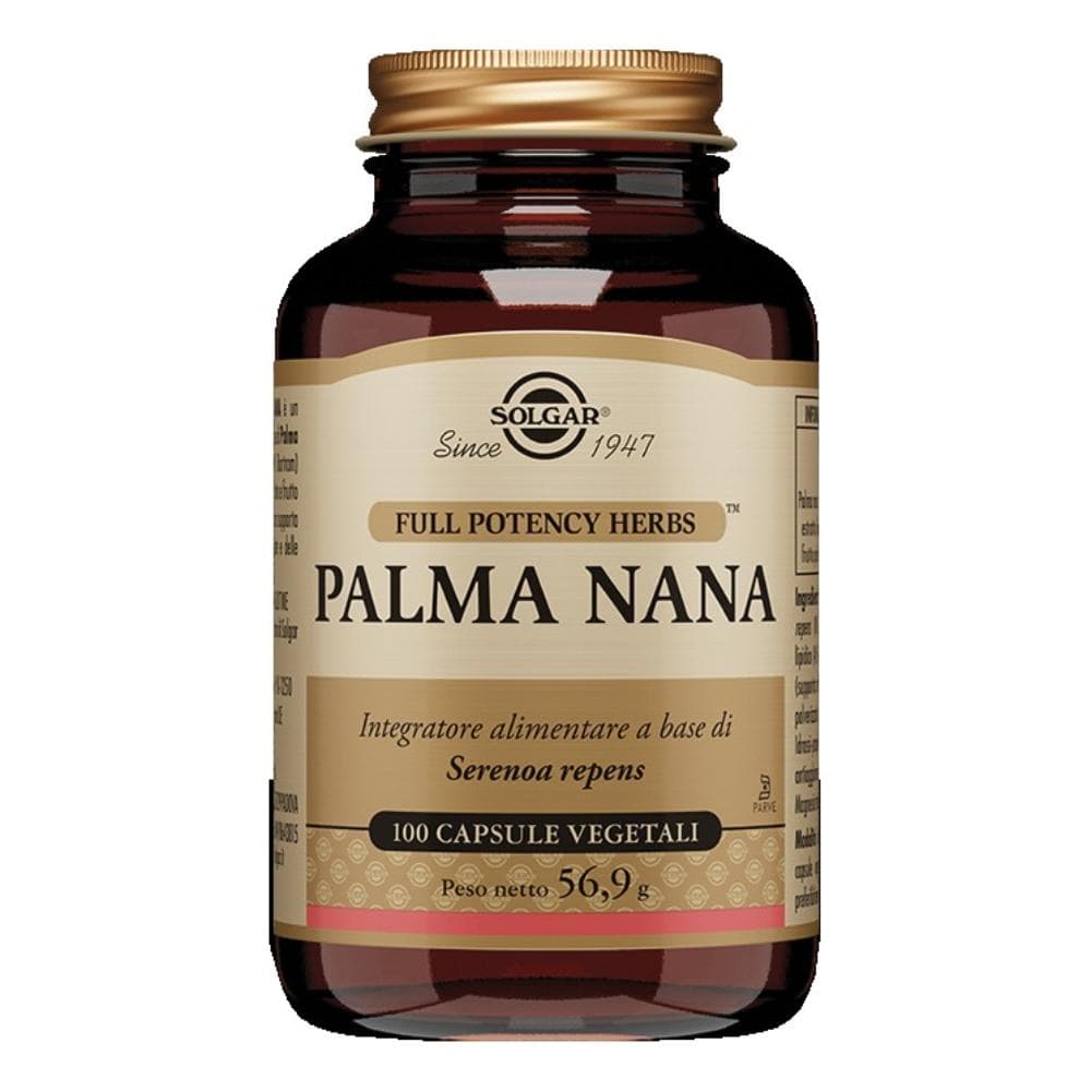 Solgar Palma Nana Integratore per le vie urinarie 100 Capsule Vegetali