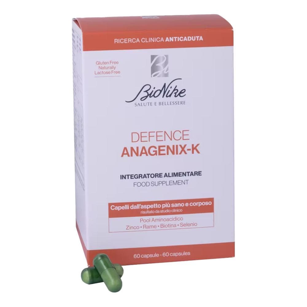 BioNike Defence Anagenix-K 60 capsule - Integratore per capelli forti e sani