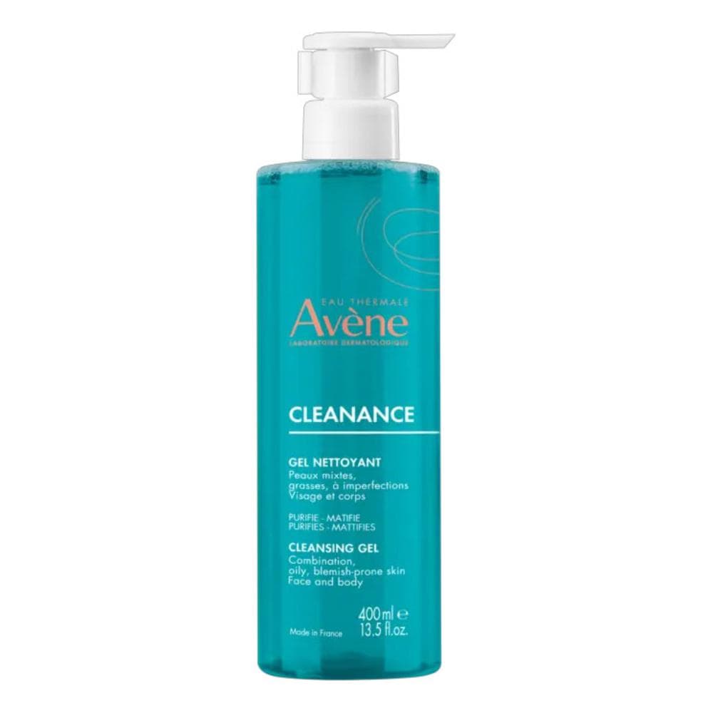 Avène Cleanance gel detergente purificante viso e corpo per pelle grassa 400 ml