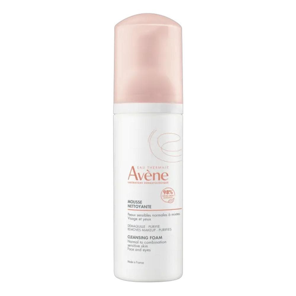 Avène mousse detergente viso e occhi per pelle sensibile e mista 150 ml